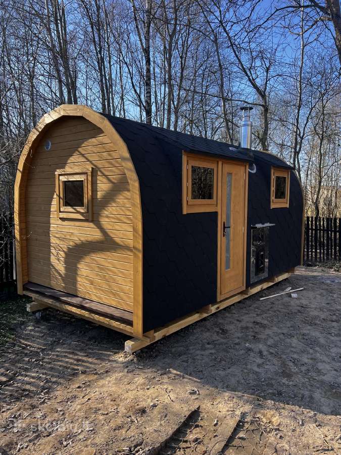 Lauko pirtys, mobili pirtis, pirtelė-rastinė bačka - nuotraukos Nr. 38