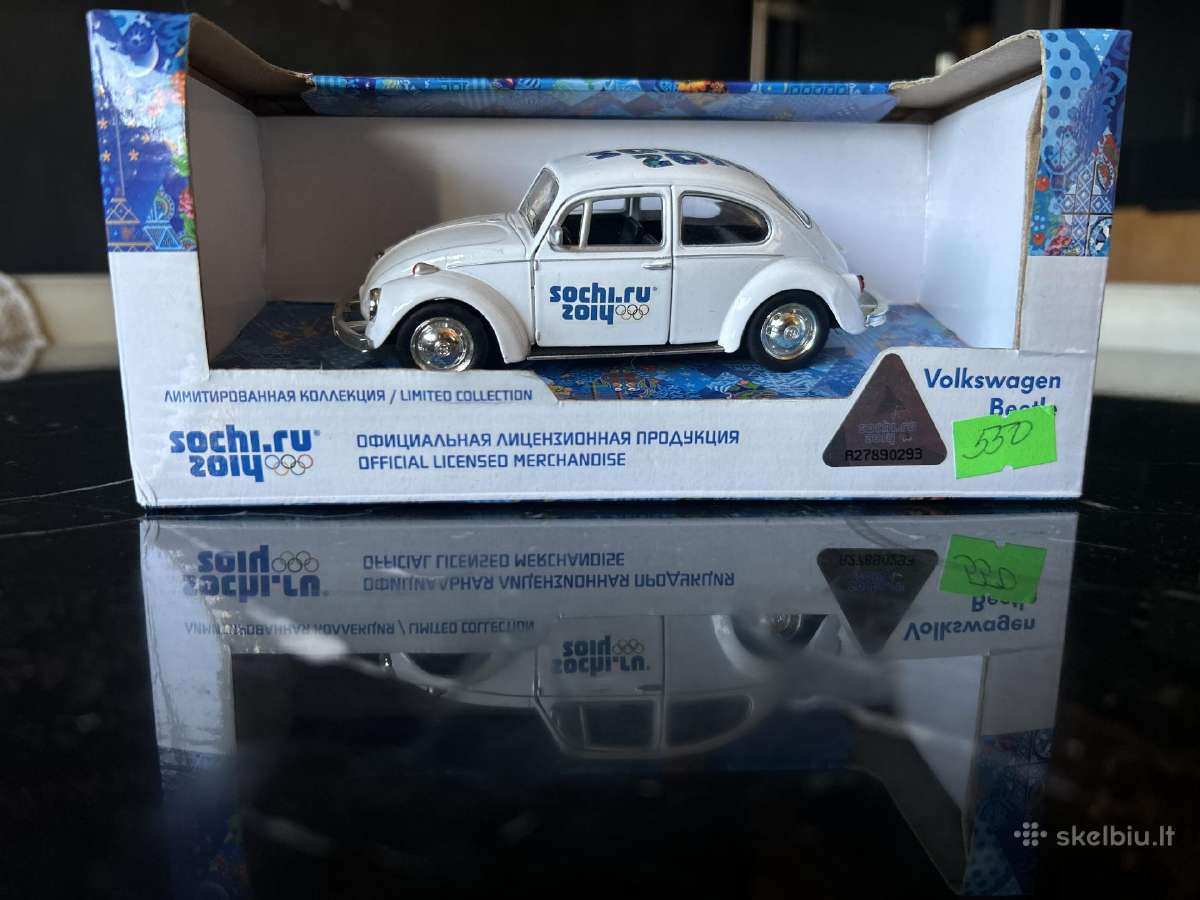 Olimpiniai suvenyrai VW beetle magnetukas šaukštel