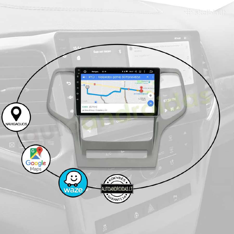 Jeep Grand Cherokee 2008-13 Android multimedia GPS - nuotraukos Nr. 11
