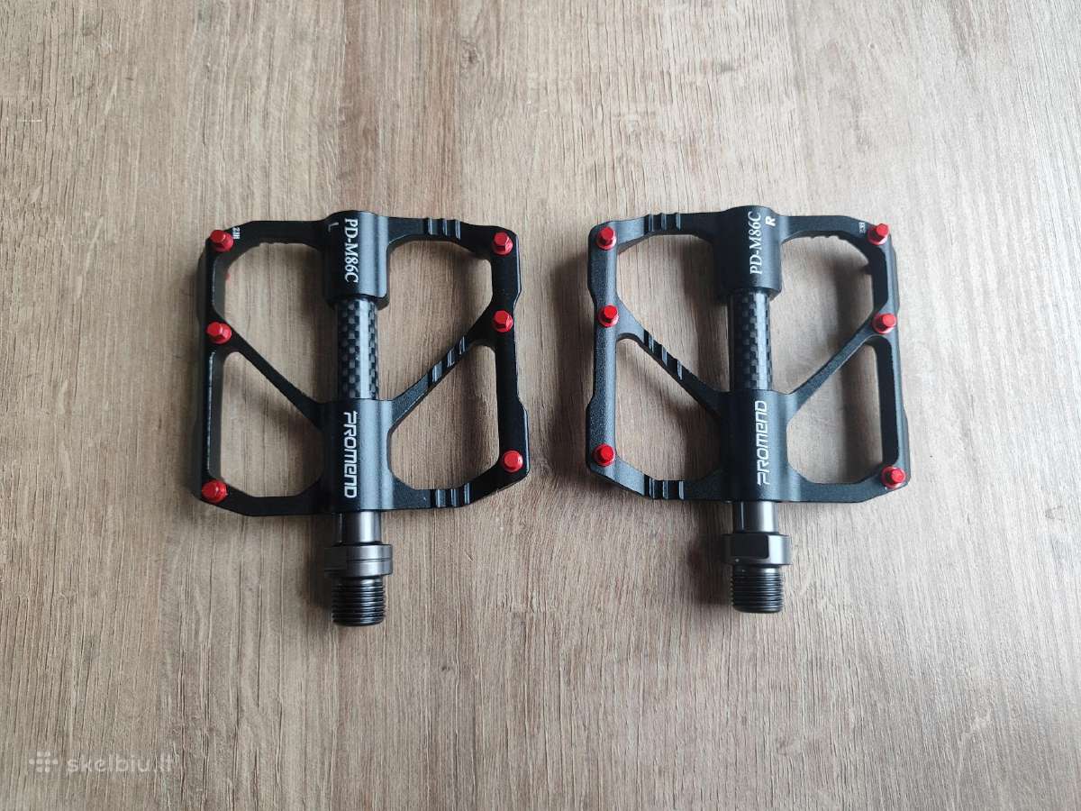 MTB aliuminiai carbon dviračio pedalai (289g) - nuotraukos Nr. 4