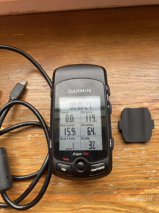 Dviračio kompiuteris Garmin Edge 705 - nuotraukos Nr. 3