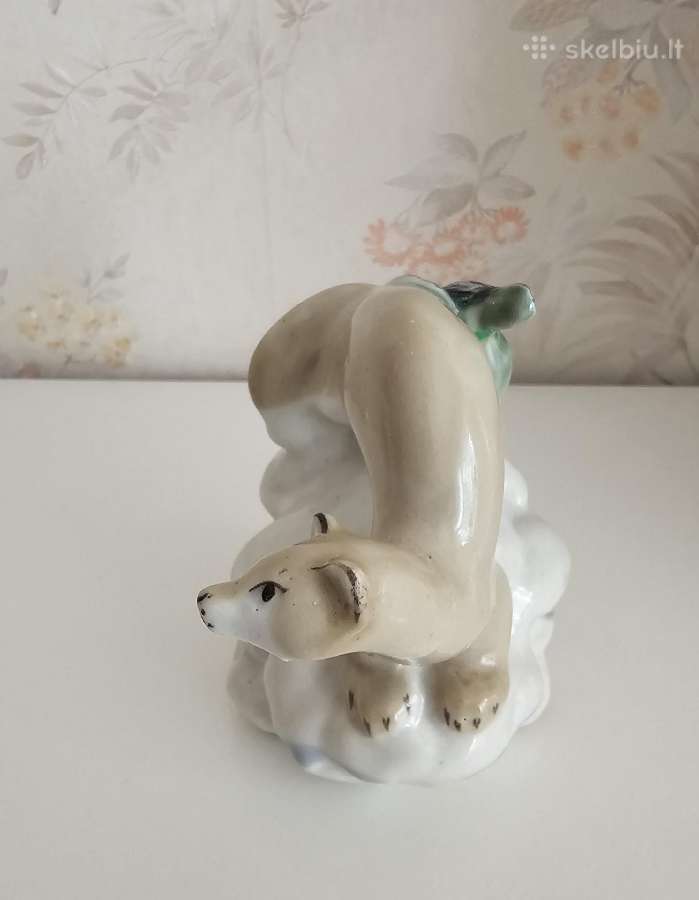 Tarybinės porcelianinė skulpturėlė. - nuotraukos Nr. 4