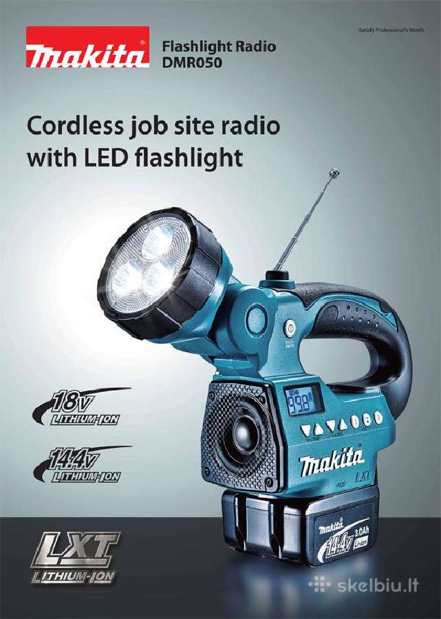 Perku Makita Dmr 050 radija-zibinta