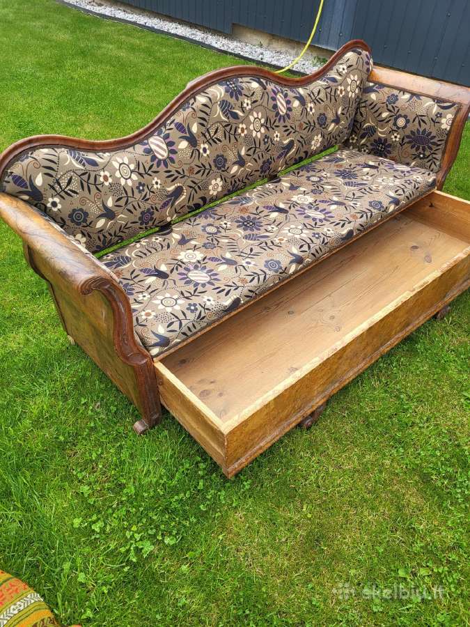 Antikvarinė sofa - nuotraukos Nr. 3