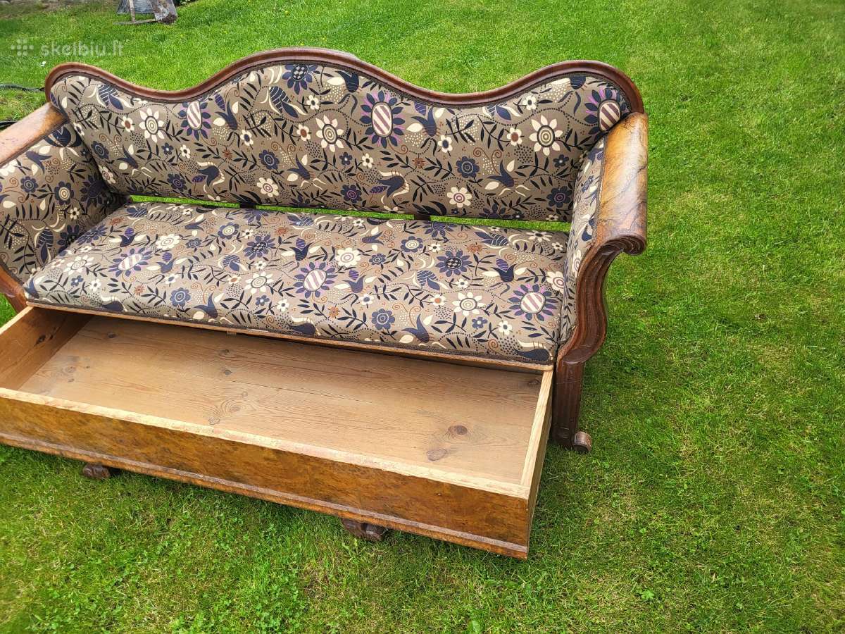 Antikvarinė sofa - nuotraukos Nr. 4