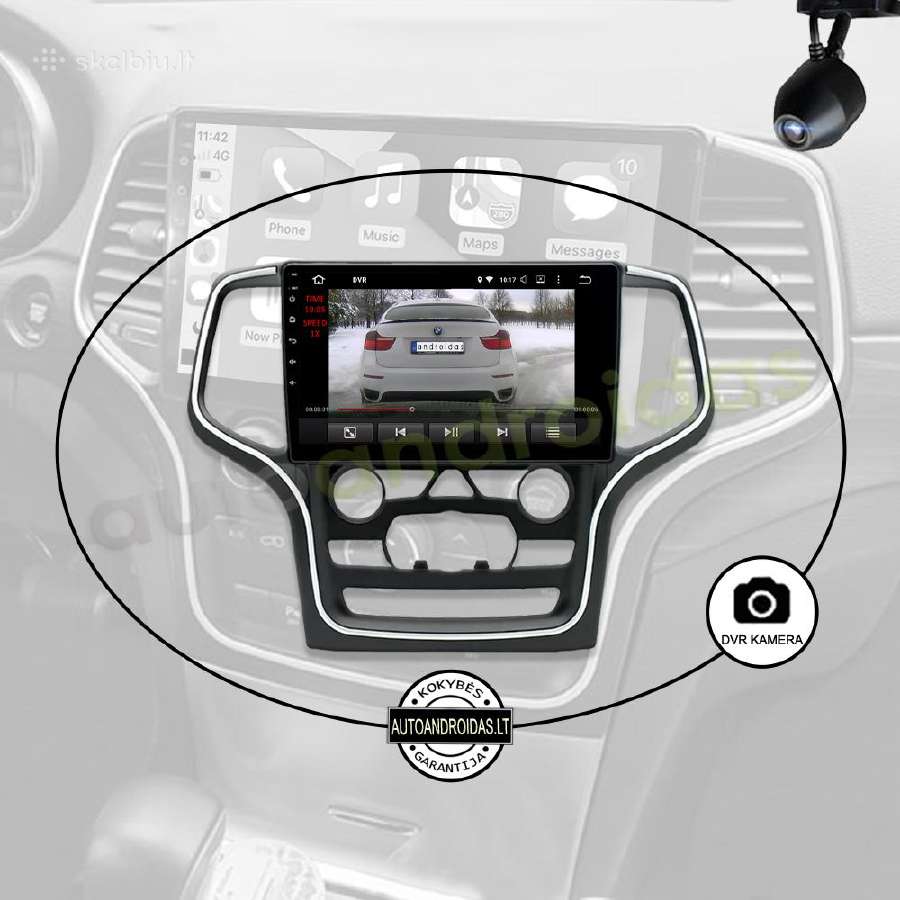 Jeep Grand Cherokee 2008-13 Android multimedia GPS - nuotraukos Nr. 8
