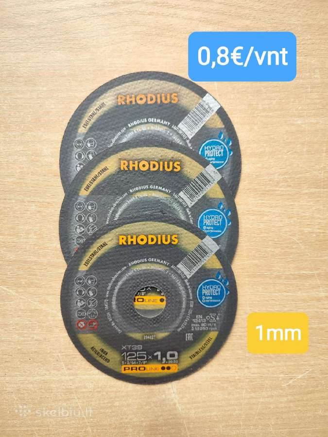 Pjovimo diskeliai.
