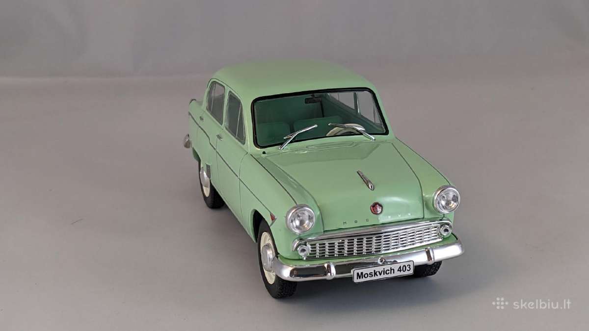 1/24 modeliukas Moskvich 403 1963 - nuotraukos Nr. 3