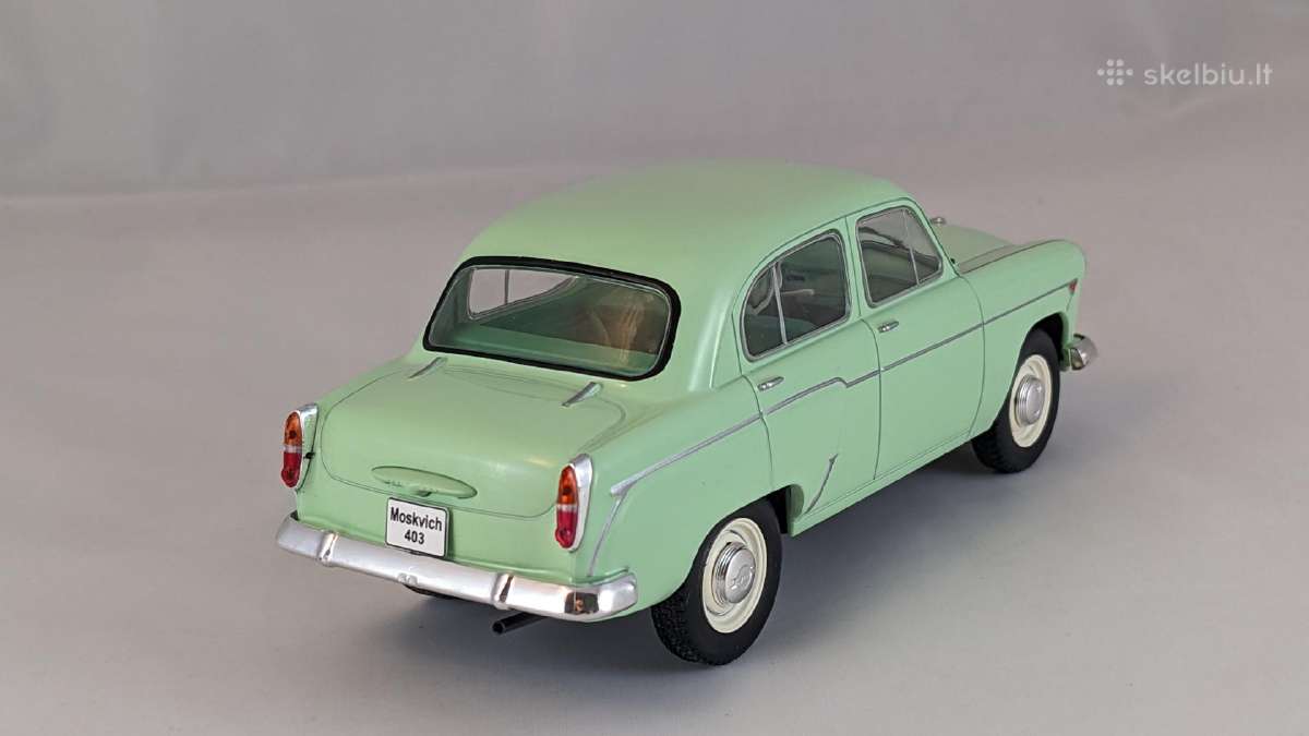 1/24 modeliukas Moskvich 403 1963 - nuotraukos Nr. 4
