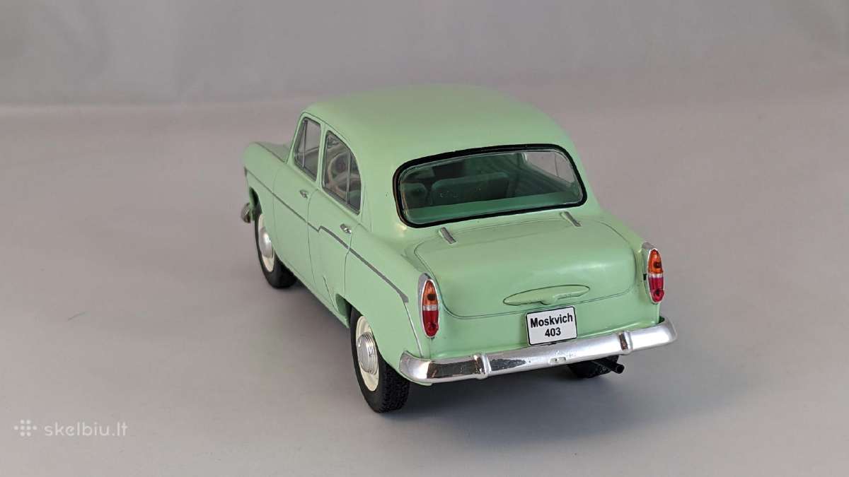 1/24 modeliukas Moskvich 403 1963 - nuotraukos Nr. 5