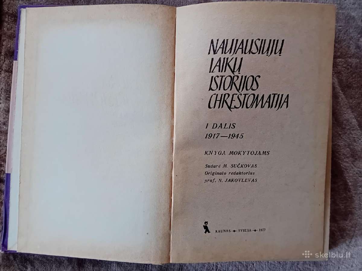 Naujausių laikų istorijos chrestomatija 1917-1945 - nuotraukos Nr. 2