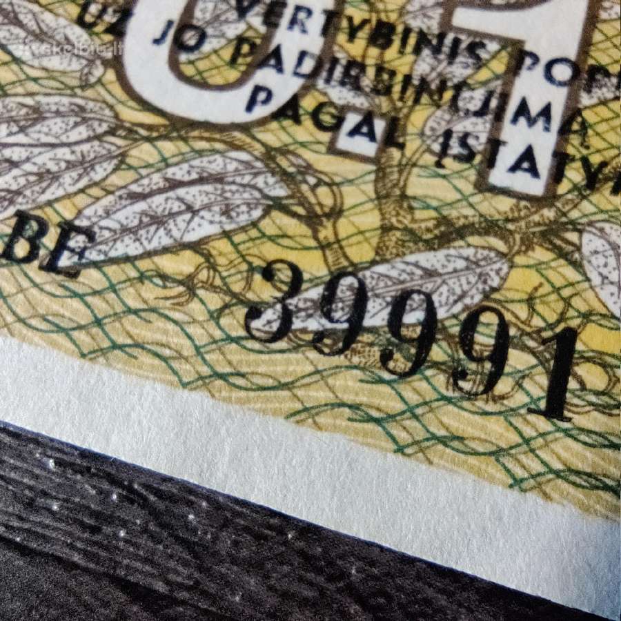 0.10 talonu 1991 serijos nr iš 5 skaičių vietoje 6 - nuotraukos Nr. 7