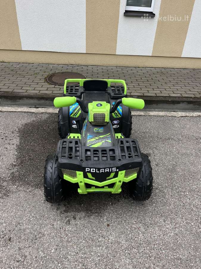 Parduodamas vaikiškas elektrinis keturratis
