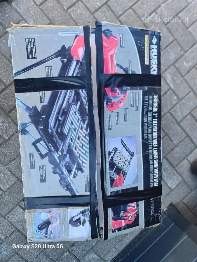 Husky 7" Thd950l plyteliu pjaustykle stakles - nuotraukos Nr. 3