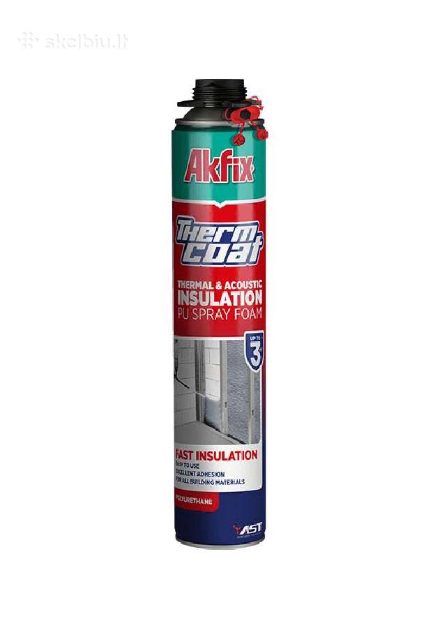 Akfix Thermcoat termoizoliacinės putos - nuotraukos Nr. 2