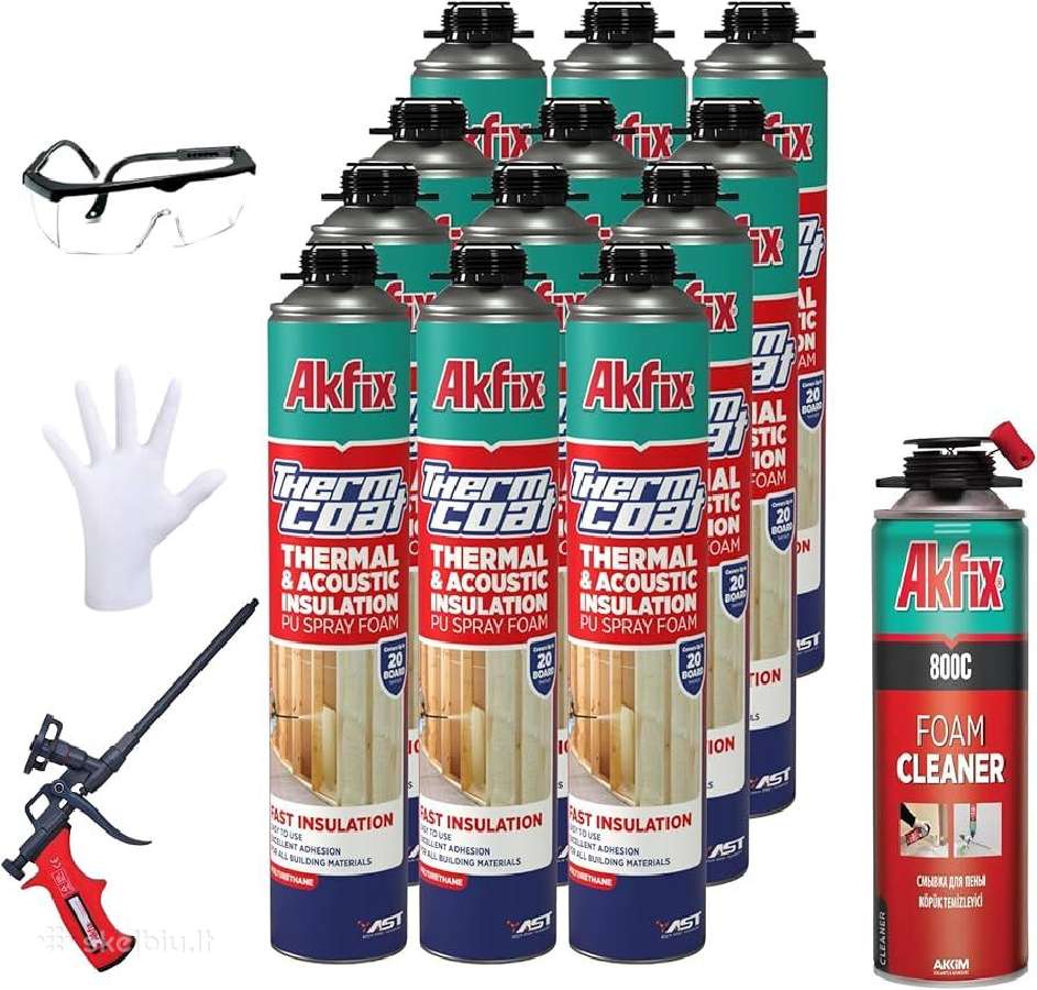 Akfix Thermcoat termoizoliacinės putos