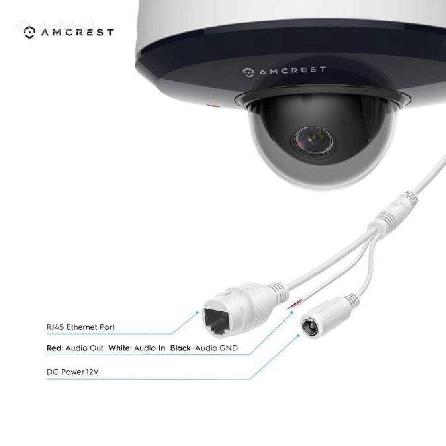 Amcrest Ptz Poe Vaizdo Kamera Cctv Ip Smart Home - nuotraukos Nr. 6