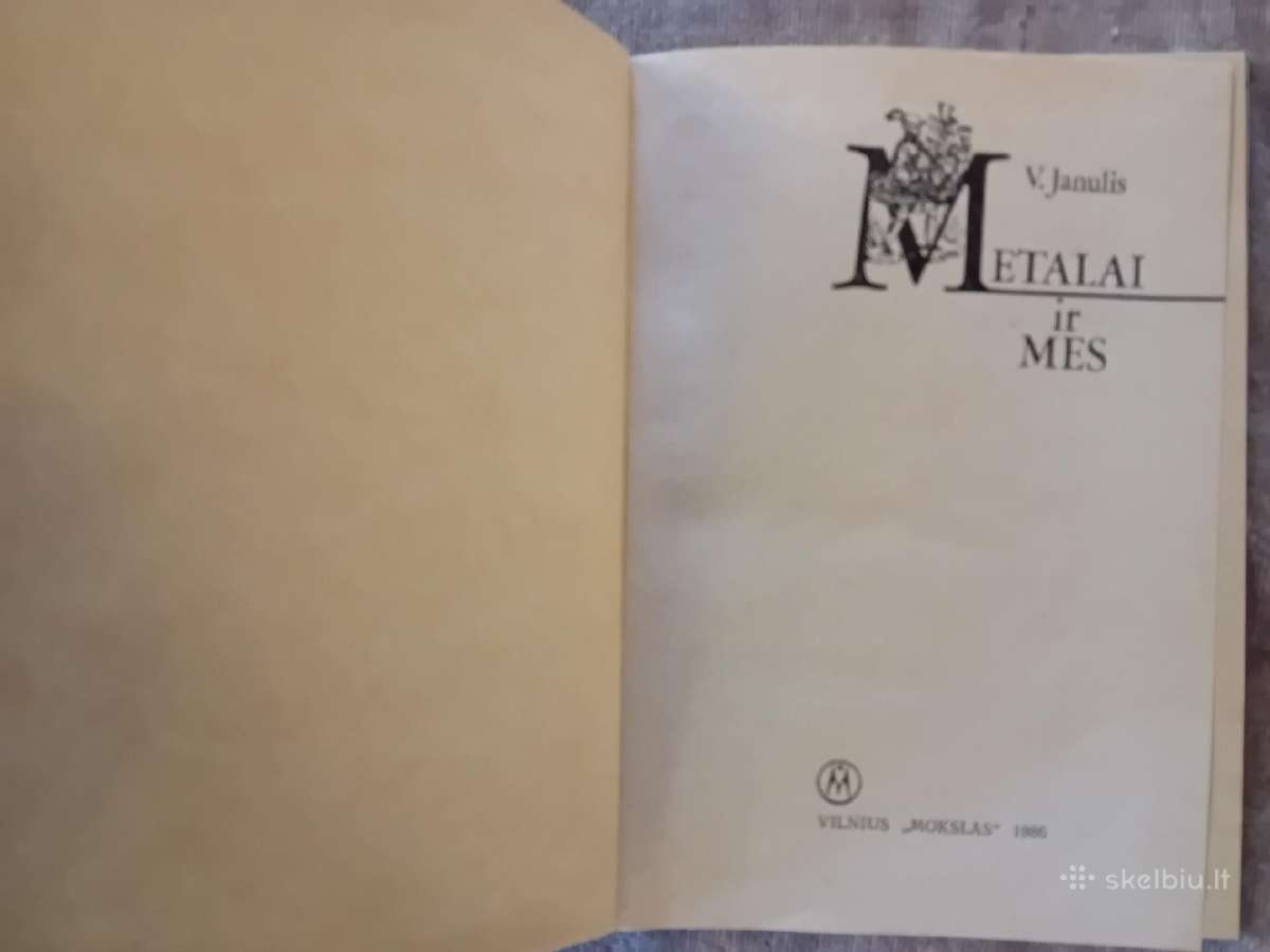V. Janulis "Metalai ir mes" 1986 m. - nuotraukos Nr. 2