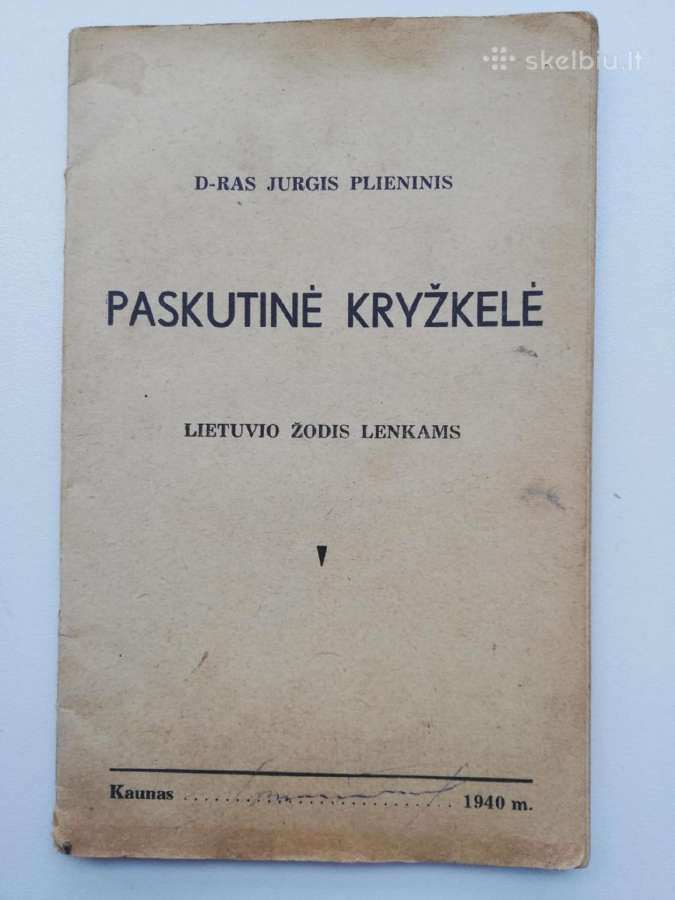 Lietuvio zodis lenkams 1940m
