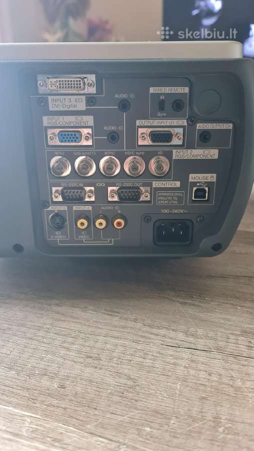 Projektorius sharp xg-p20xe - nuotraukos Nr. 6