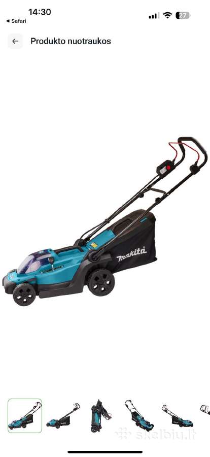 Akumuliatorine vejapjove makita dml330z