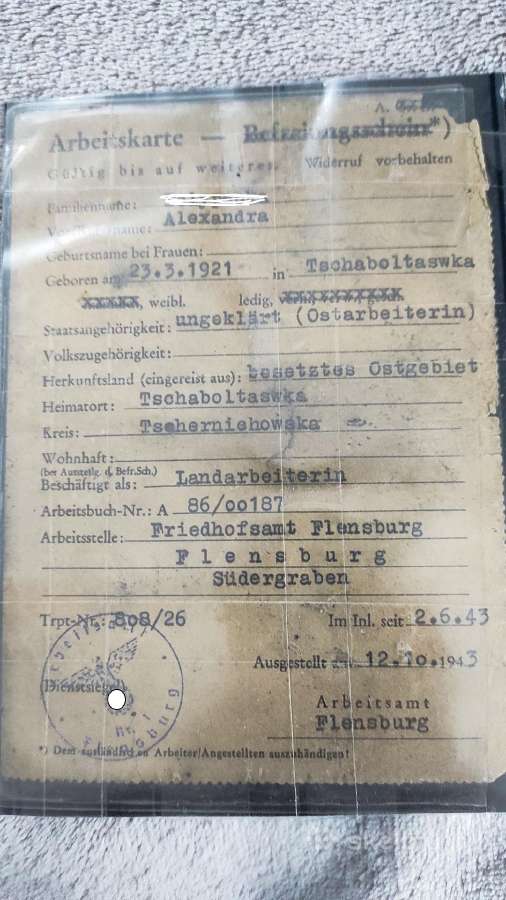 Kolekcija naziu pasai ,dokumentai ,kariu pasai - nuotraukos Nr. 12