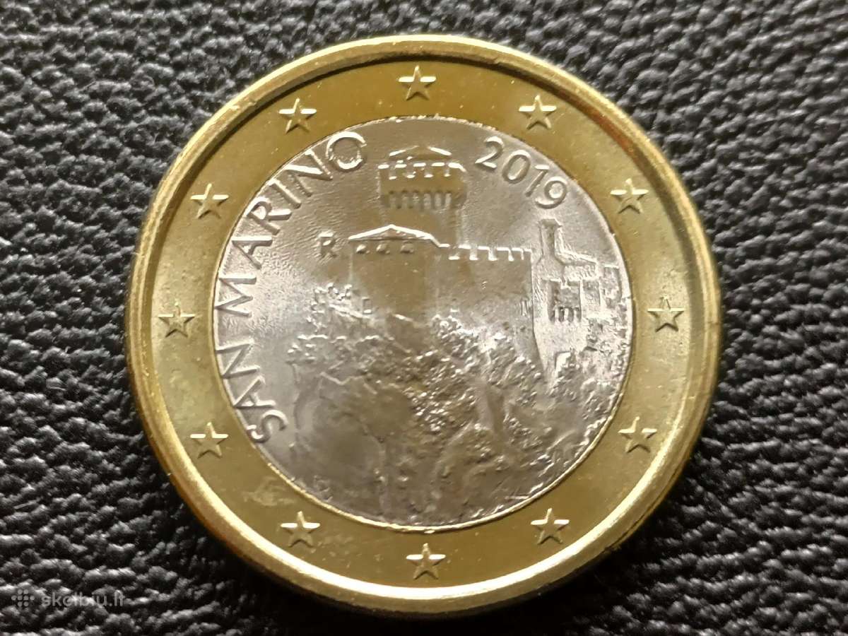 (43) 1 euras 2019m. San Marinas unc.