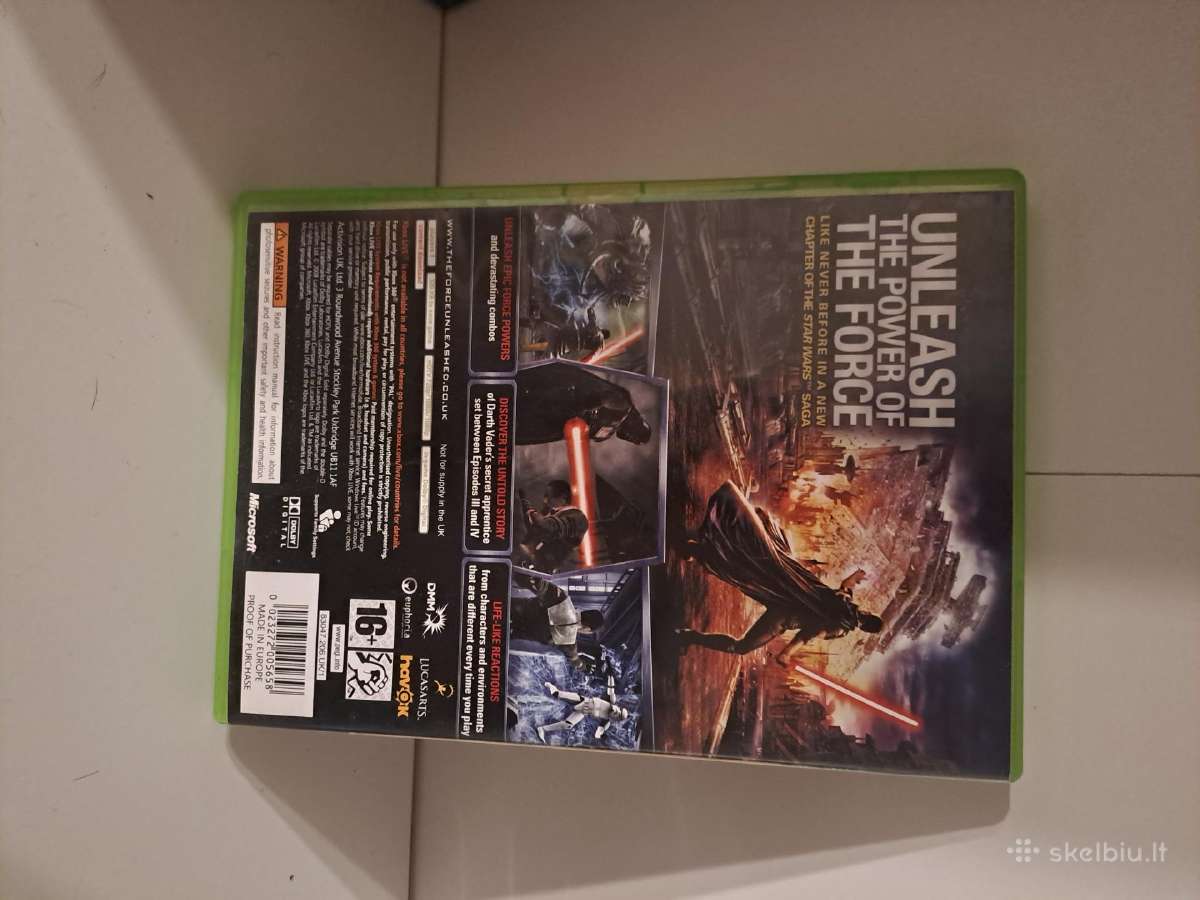 Star Wars The Force Unleashed Xbox360 - nuotraukos Nr. 3