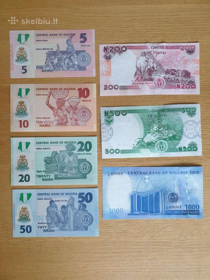 Nigerija ->Pasaulio banknotai - World banknotes<- - nuotraukos Nr. 2