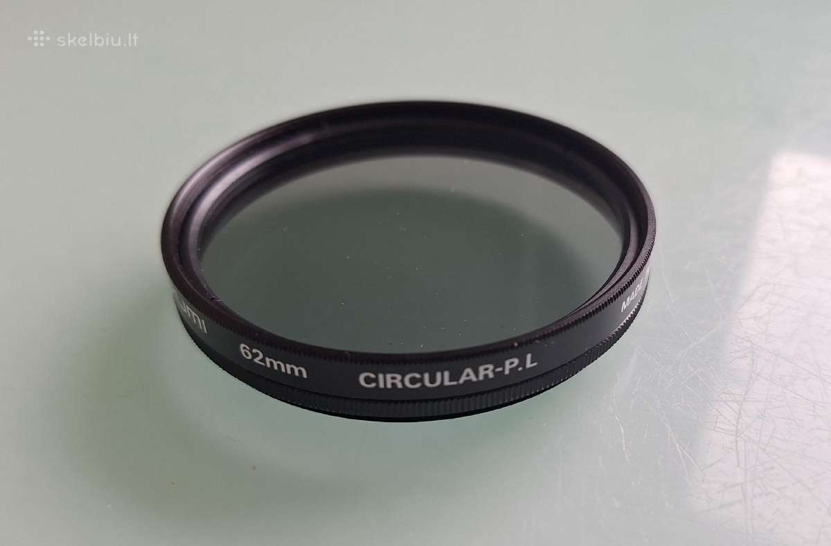 Circular polarizing filter 62 mm Marumi Japan - nuotraukos Nr. 2