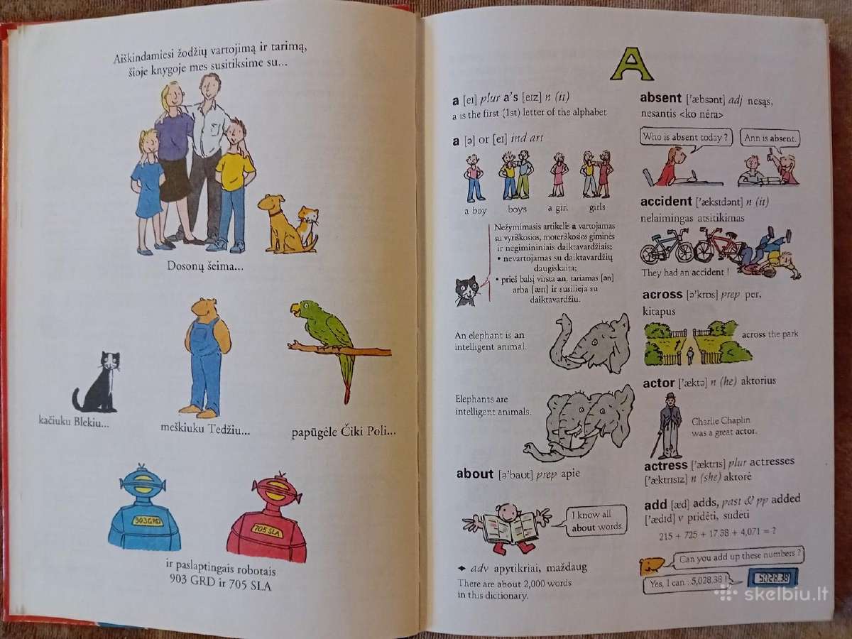 Larousse (anglų kalbos žodynas prad. mokykloms) - nuotraukos Nr. 4
