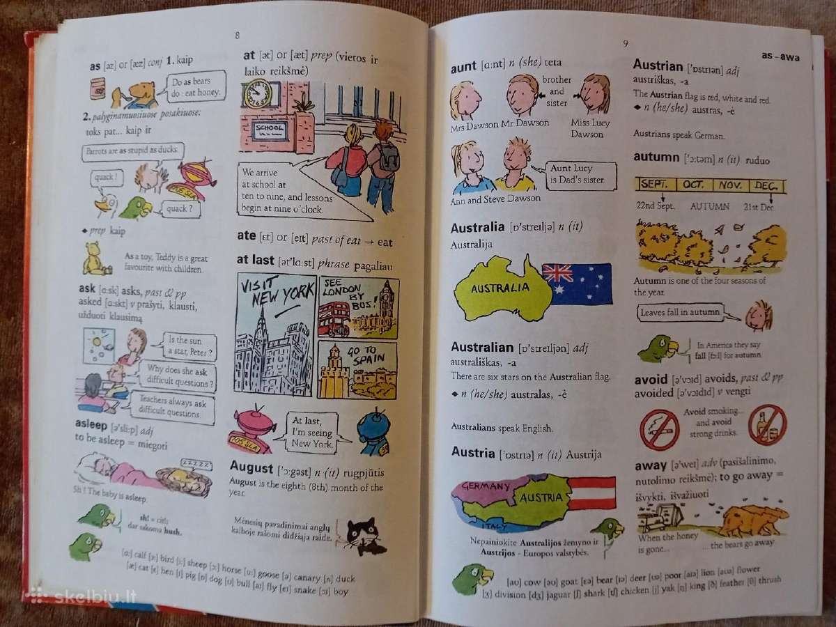 Larousse (anglų kalbos žodynas prad. mokykloms) - nuotraukos Nr. 5
