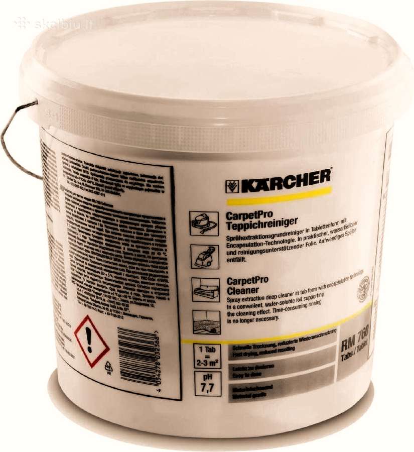 Karcher Rm 760 Carpetpro valymo tabletės kapsulės - nuotraukos Nr. 7