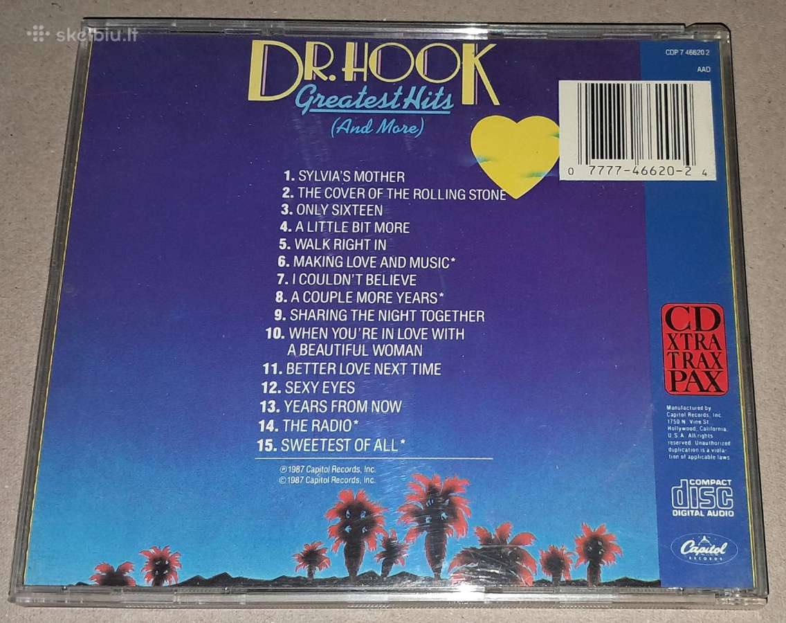 Dr. Hook – Greatest Hits (And More) (Audio CD) - nuotraukos Nr. 2
