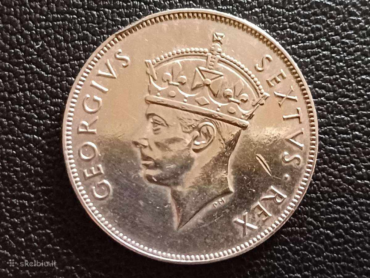 (51) 1 šilingas 1950m. Rytų Afriką - nuotraukos Nr. 2