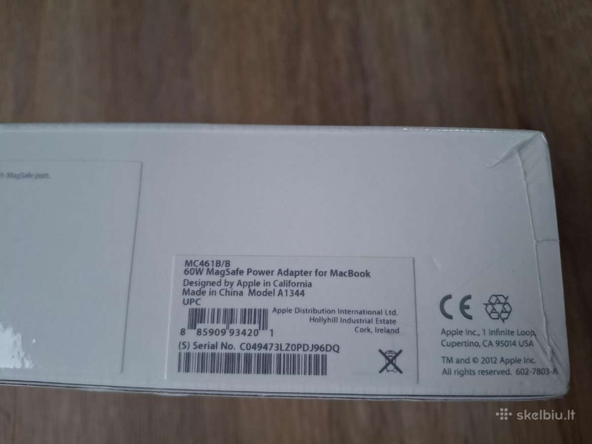 Apple 60w Magsafe adapteris - nuotraukos Nr. 2