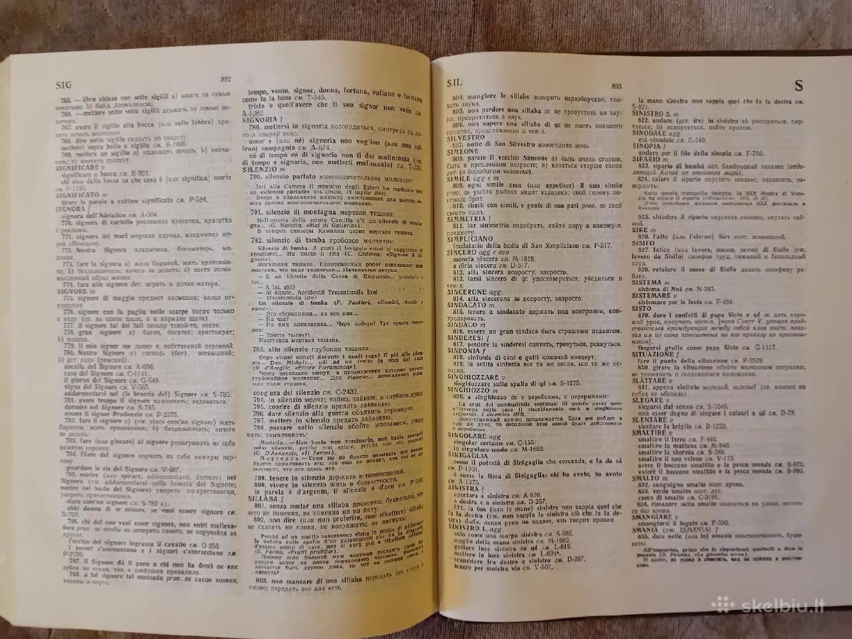 Dizionario Fraseologico Italiano - Russo - nuotraukos Nr. 9