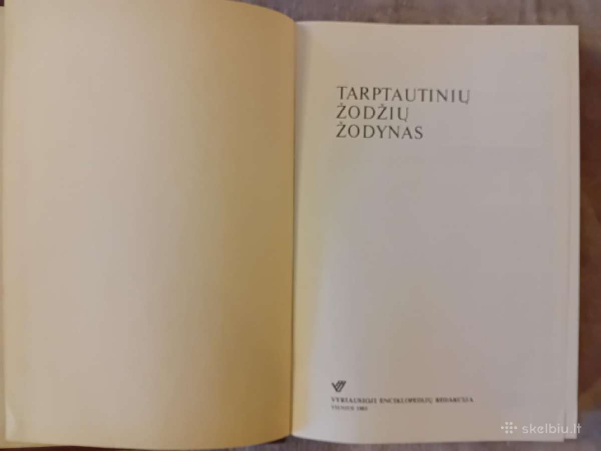 Tarptautinių žodžių žodynas - nuotraukos Nr. 2