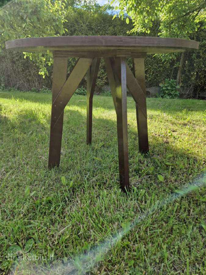 Lauko stalas iš jūrinės plokštės - nuotraukos Nr. 5