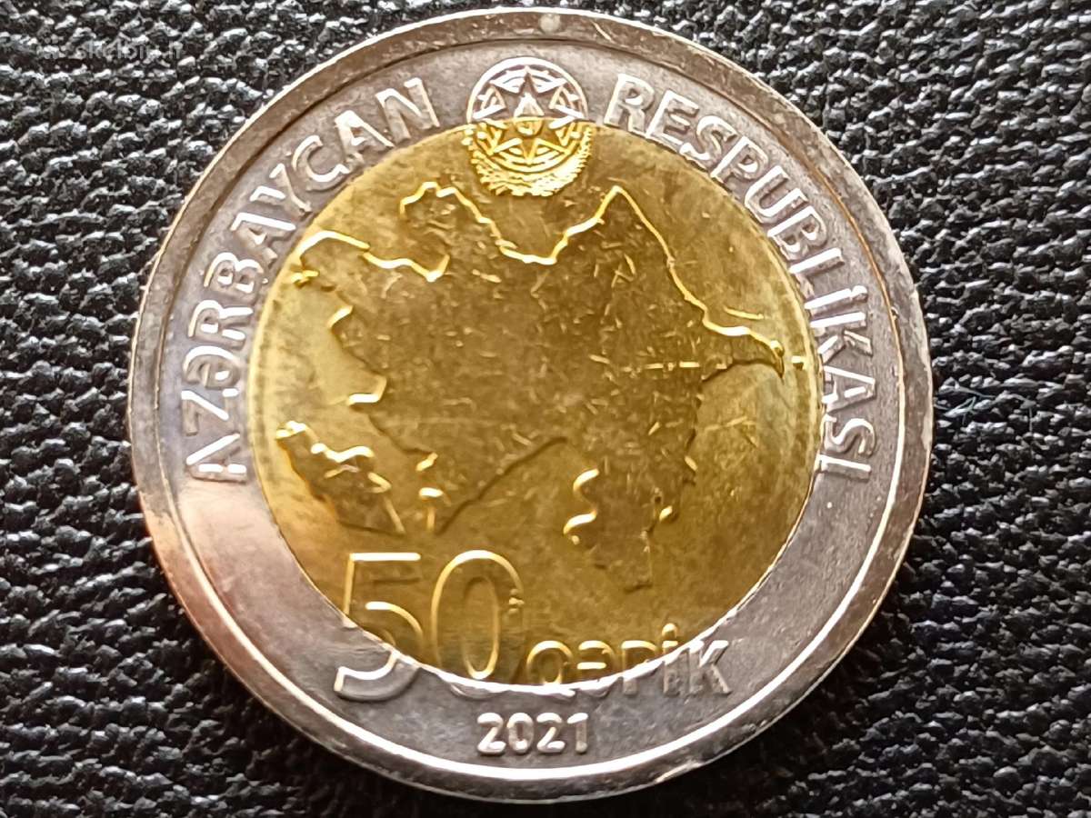 (57) 50 gapikų 2021m. Azerbaidžanas unc - nuotraukos Nr. 2