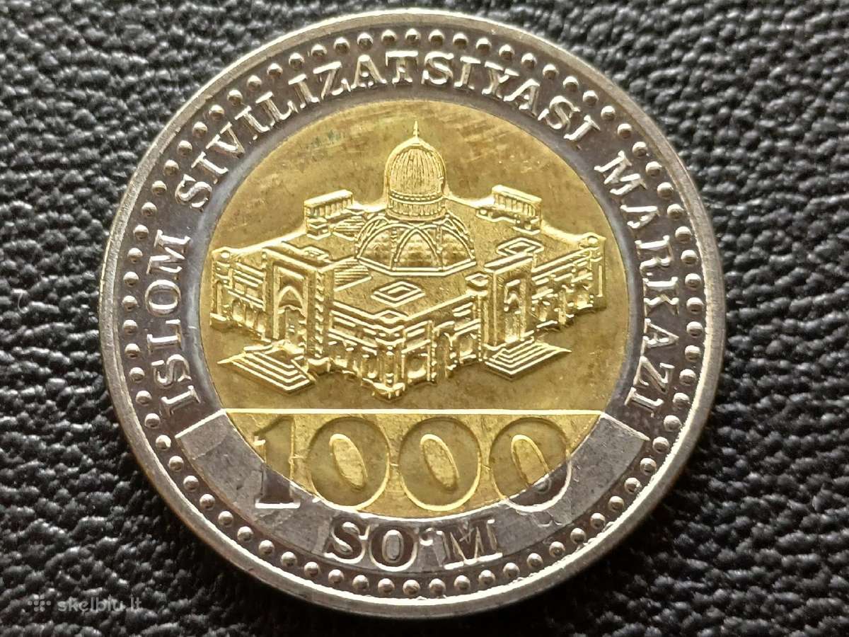 (56) 1000 somų 2022m. Uzbekistanas unc.