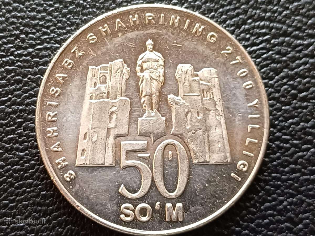 (55) 50 somų 2002m. Uzbekistanas