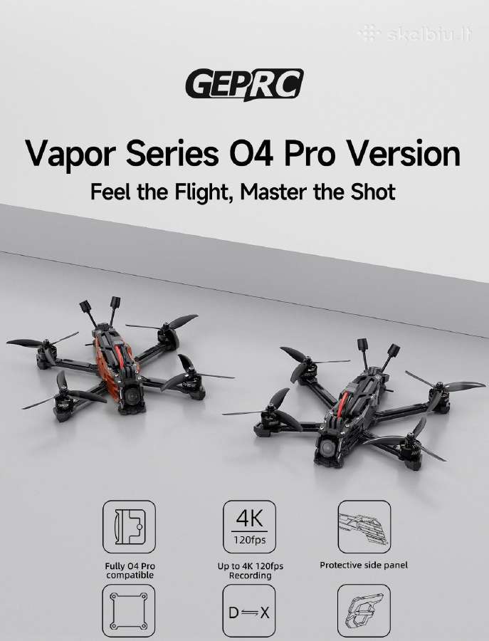 Nauji dronai Geprc Vapor-d6 HD Dji O4 Pro GPS - nuotraukos Nr. 15