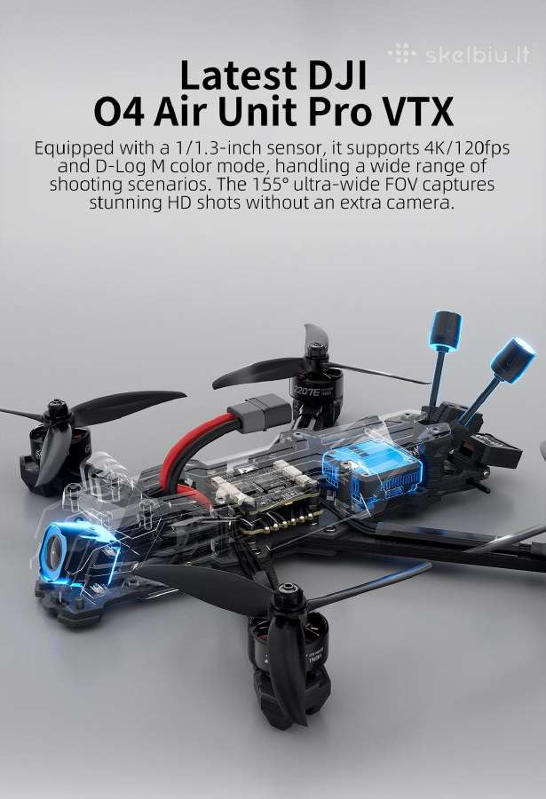 Nauji dronai Geprc Vapor-d6 HD Dji O4 Pro GPS - nuotraukos Nr. 18