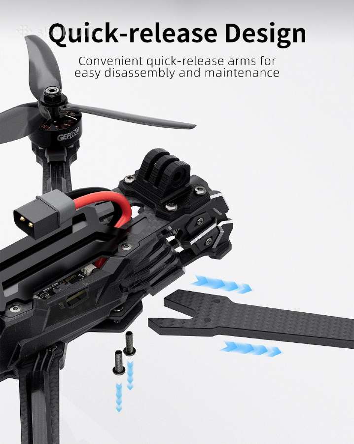 Nauji dronai Geprc Vapor-d6 HD Dji O4 Pro GPS - nuotraukos Nr. 19