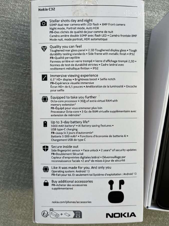 Nokia C32 - nuotraukos Nr. 3