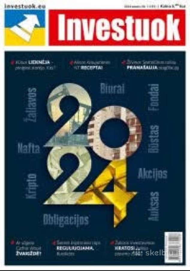 Žurnalas “investuok 2024, 2023 metų