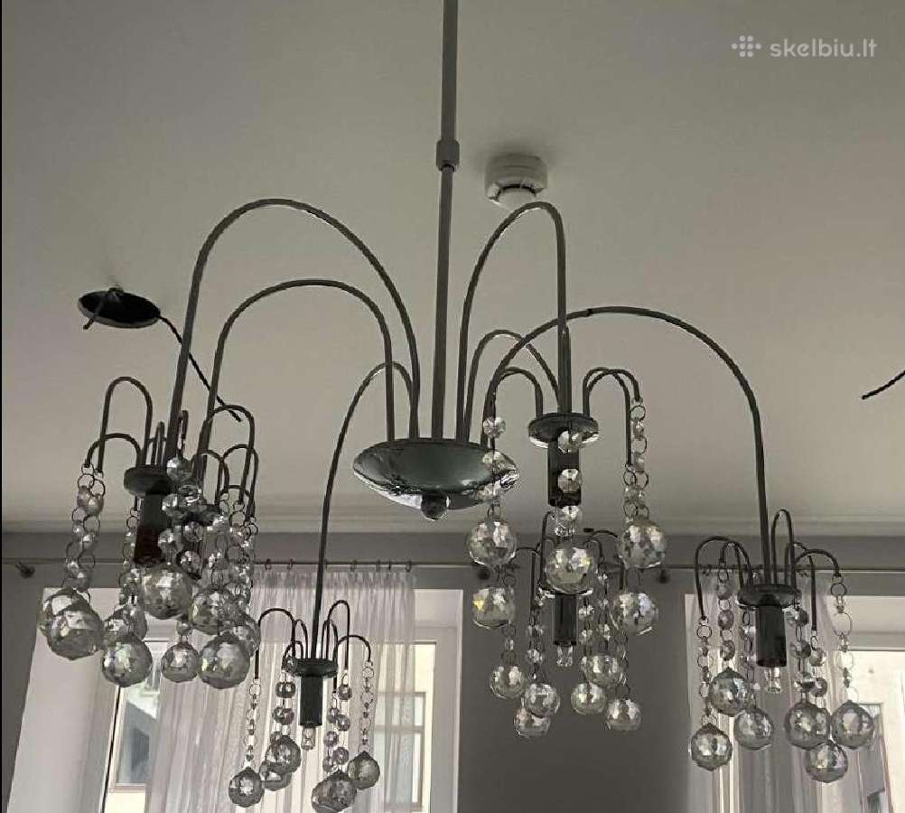 Šviestuvas su swarovski