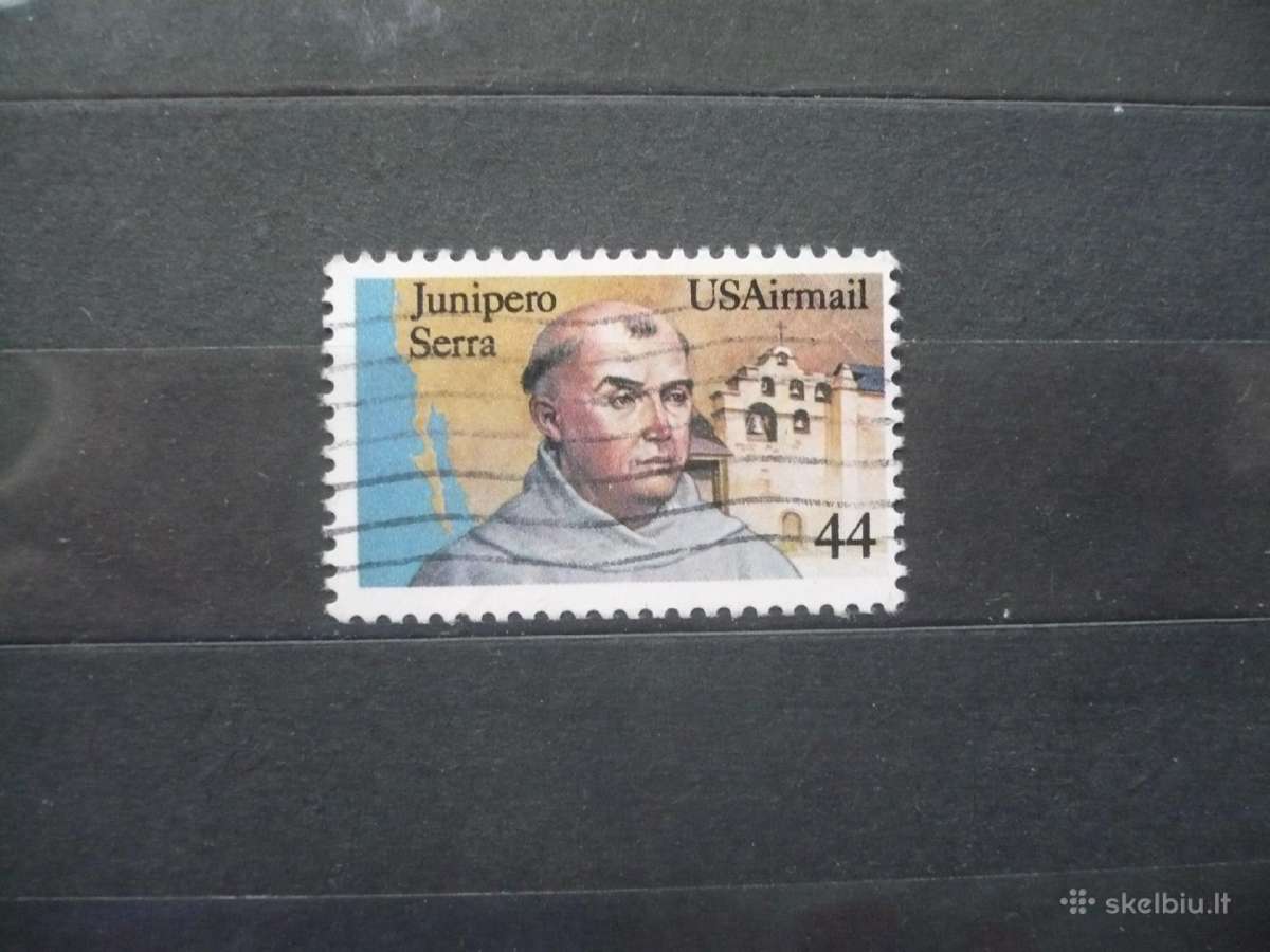 1985 m. Junipero Serra ir misija San Gabriel