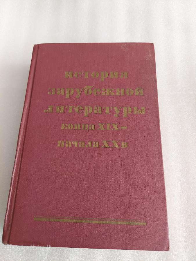 История зарубежной литературы